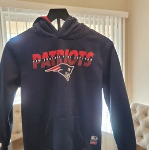 New England Patriots Navy Blue Hoodie Youth Size 14 to 16